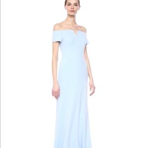 Calvin Klein Women's Off The Shoulder Center Gown